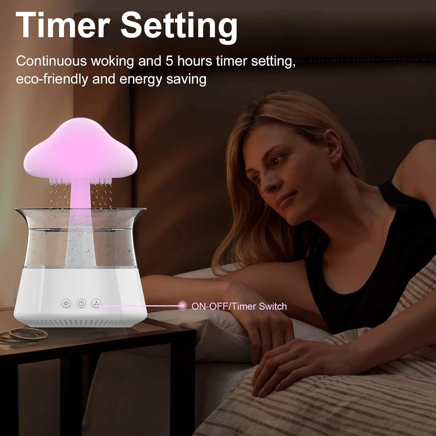 Serene Rainfall Cloud Sleep Diffuser