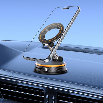 Vacuum-Lock Folding Magnetic Car Mount